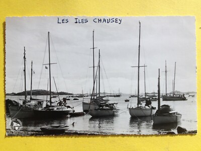 cpsm Les ILES CHAUSEY (Manche) aboard the ''PRESIDENT QUONIAM''