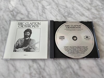 Eric Clapton Crossroads CD EARLY PRESS! SILVER DISC! Polydor 835 268-2 DISC 1!