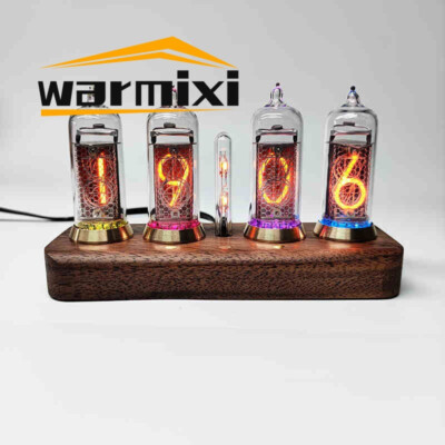 IN14 Retro Glow 4-Bit Bluetooth Control Nixie Tube Clock Brightness Adjustment