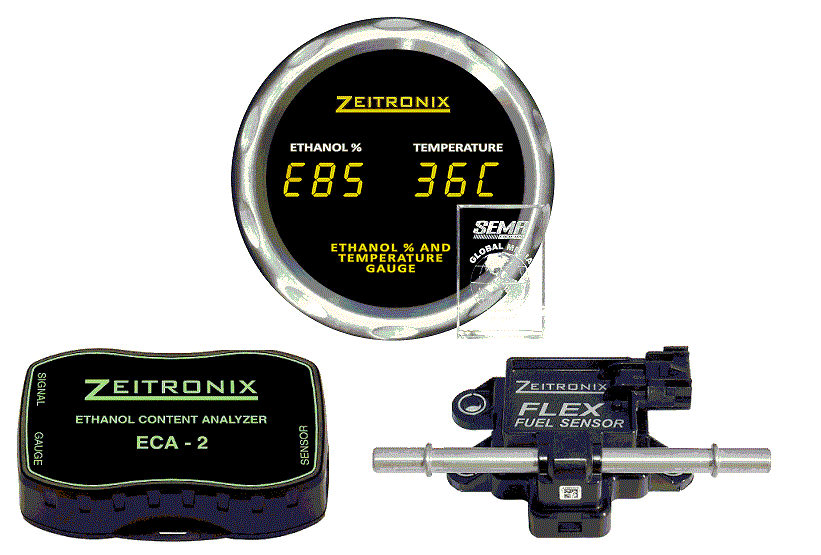 Zeitronix Ethanol Content Analyzer ECA-2 Kit Dual E % & Fuel