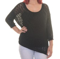 Rachel Roy Black 3/4 Sleeve Sweater Size S on sale Rachel Roy Black 3/4 Sleeve Sweater Size S on sale