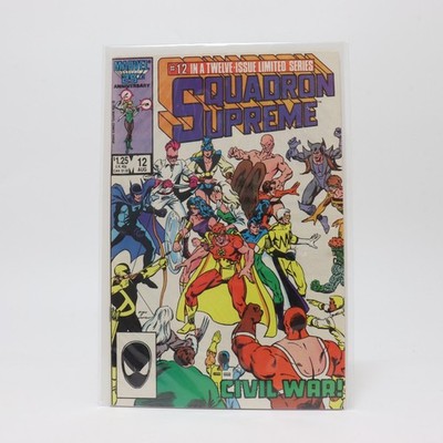 Squadron Supreme #12 August 1986 Marvel Comics