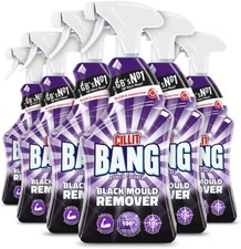 6 x Cillit Bang Power Cleaner Black Mould Remover Spray 750ml 3.92 per litre