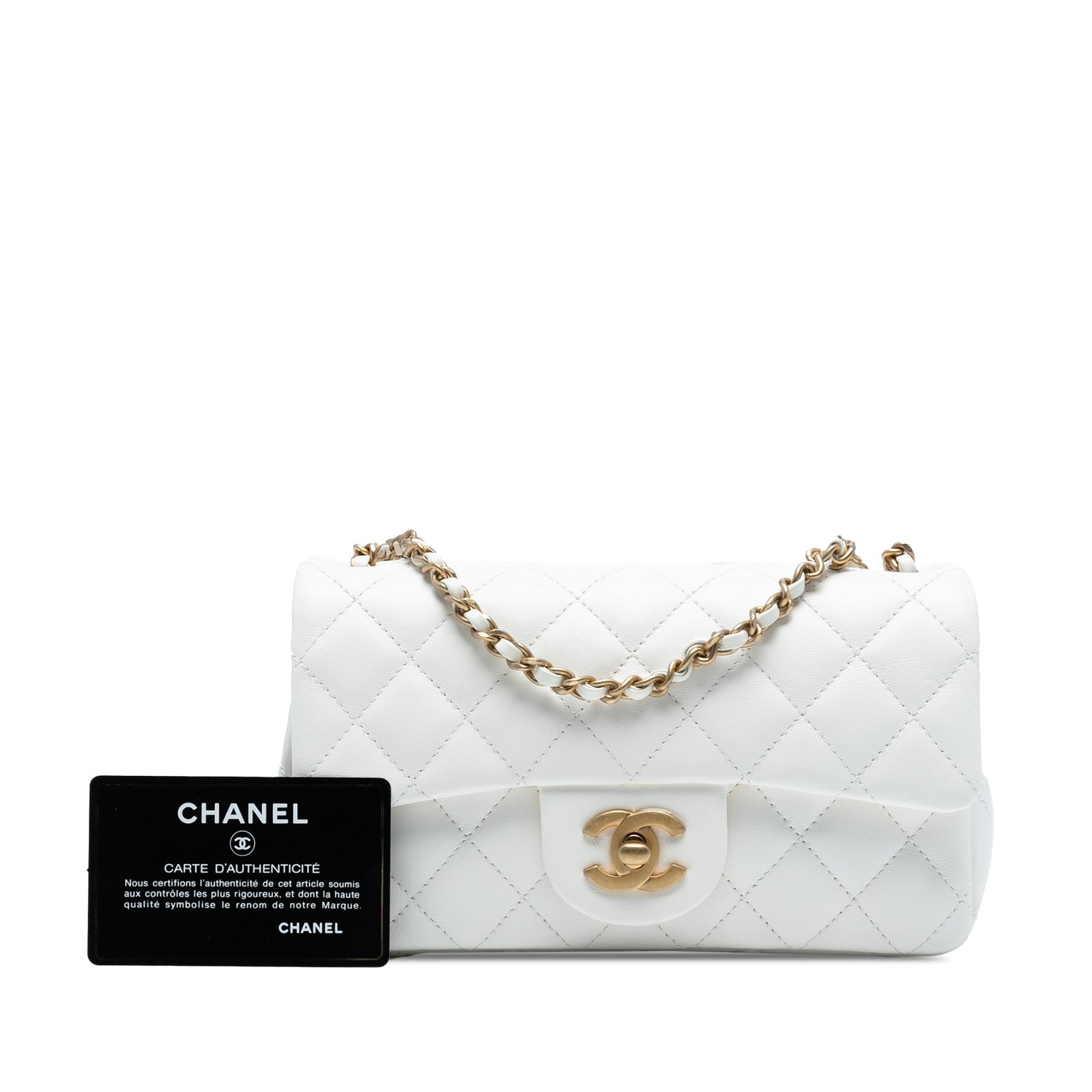 Chanel Mini Rectangular Classic Lambskin Romance … - image 7