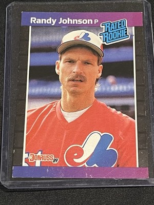 1989 Donruss - Rated Rookie Randy Johnson #42 *Denotes* Birthdate Error RARE