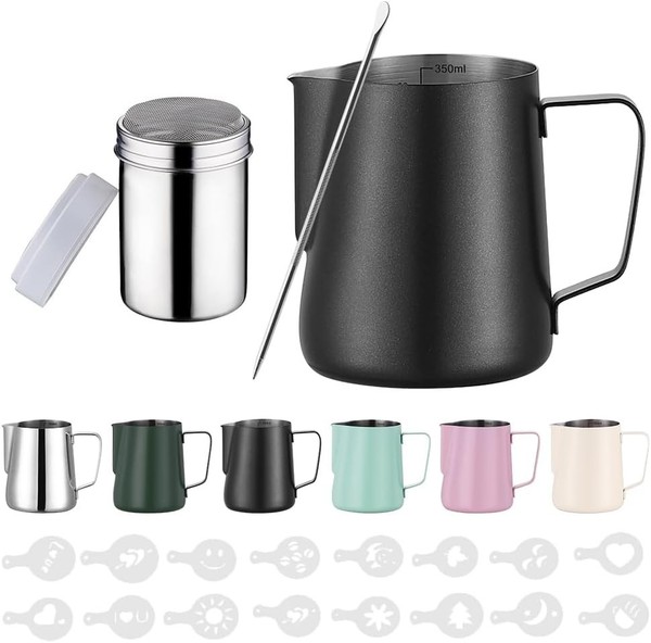 MilchkäNnchen Edelstahl 600Ml Barista Mit Messung 20Oz MilchschaumkäNnchen-image