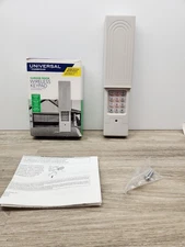 Chamberlain KLIK2U-P2 Universal Wireless Garage Door Keypad  White open box