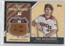 2017 Topps MLB Spring Training Logo Patch Paul Goldschmidt #MLBST-PG Patch 04br