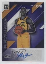 2019-20 Panini Donruss Optic Signature Series Purple Prizm Miye Oni Auto 06kc