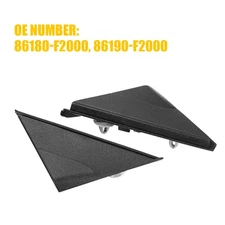 Front LH&RH Fender Pillar Trim Mirror Corner Molding For Hyundai Elantra 2017-20