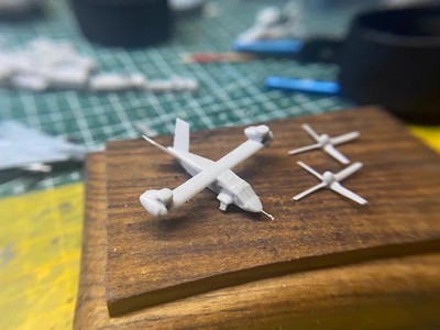 3D printed 1/350/2000/700/400 US  V-280 Valor transport helicopter Unpainted