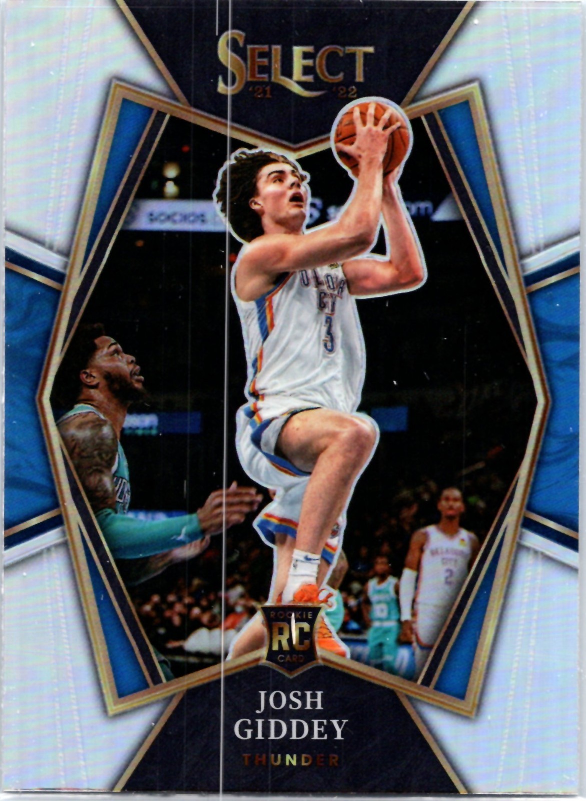 2021-22 Select JOSH GIDDEY Premier Silver Prizm #143 Rookie RC Thunder NOCO