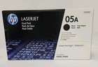HP 05A CE505D Dwupak Kaseta z czarnym tonerem Nowa i zapieczętowana, Darmowa wysyłka