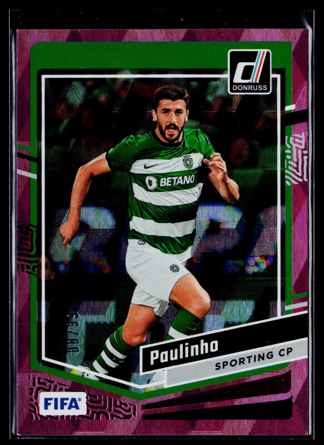 2023-24 Donruss #162 Paulinho Pink Cubic #/99