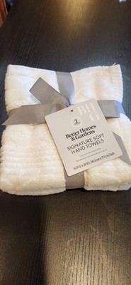 Hand Towels 2-Pack Better Home and Garden White Cotton 16x28