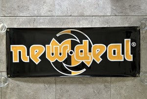 VINTAGE RARE SKATEBOARD SKATE SHOP BANNER POSTER NEW DEAL VINYL 1990s