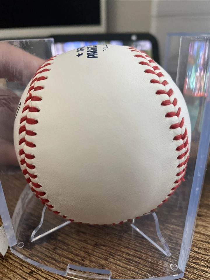 Pelota PCL firmada por Gerrit Cole de Grandes Ligas autógrafo de los Yankees de Nueva York Foto 4 de 4