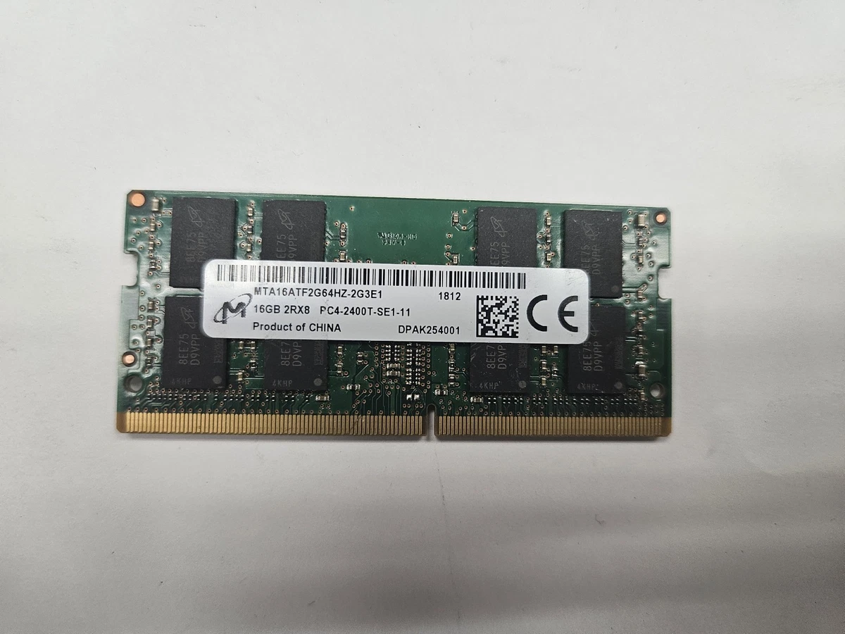 Micron Computer PC4-19200 (DDR4-2400) Bus Speed Memory (RAM) for