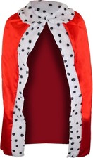 HENBRANDT Kids King?s Cape ? Long Red Royal Cloak for Boys & Girls ? Fanc