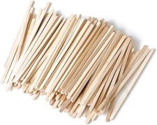 5.5" Disposable Wooden Coffee Stirrers Box Of 2000