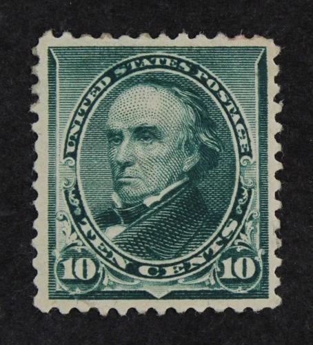 CKStamps: US Stamps Collection Scott#226 10c Webster Mint H OG Small Thin