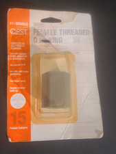 Female PLASTIC Threaded Coupling Connects Male 3/4" Threaded Pipe Qest QCC44F