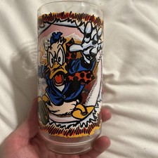 Taza de vidrio coleccionable vintage 1977 Marvel Comics 7 Eleven Howard Duck