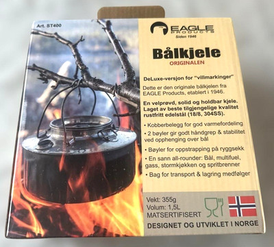 Eagle Products 1.5L Campfire Kettle ST400 Stainless Copper Bottom Outdoor NEW