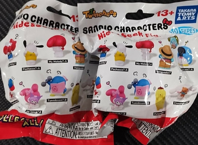 SANRIO CHARACTERS Hide & Seek 2X Brand New In Package UNOPENED LOT OF 2