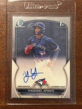 Yhoangel Aponte Bowman Chrome 2023 Blue Auto