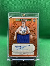 23-24 Obsidian Brandin Podziemski Orange Flood Roa /75  Rookie In Mag 🔥 🔥