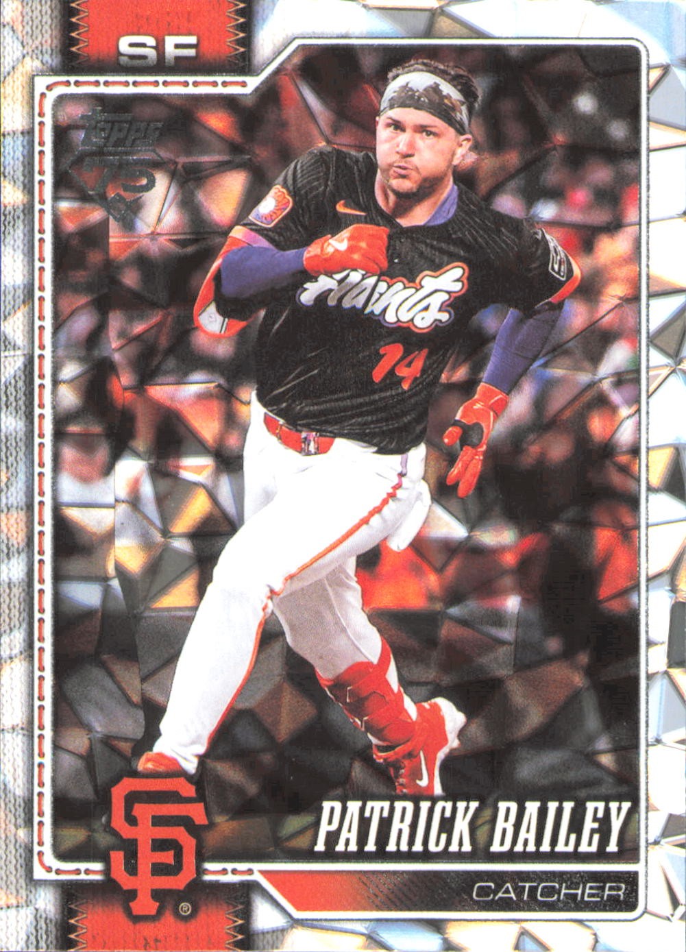 2026 Topps #7 Patrick Bailey Diamante Foil - FAST USA SHIP!