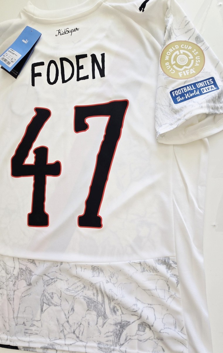 PUMA x KIDSUPER Manchester City #47 FODEN Soccer Jersey 781068 07