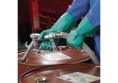 Ansell Chemikalienhandschuhe AlphaTec Sol-Vex 37-675 Größe 8 grün EN 388, EN ...