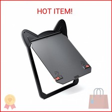 Pet Screen Door for Small Dogs Cats - Heavy Duty Magnetic Lockable Flap, Insid