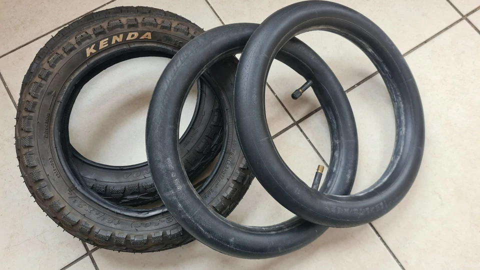 2x Kenda Reifen & Schlauch 12" 1/2 x 2 1/4 (62-203) Kinderwagen Fahrradanhänger