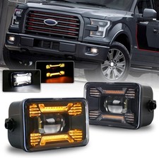 Led Fog Lights F150 Fog Lights With Amber Drlturn Signal Rectangular Fog Lights Led Fog Lights F150 Fog Lights With Amber Drlturn Signal Rectangular Fog Lights