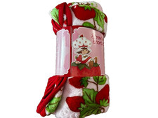 New Strawberry Shortcake Throw Blanket Pink 40 x 50