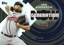 2022 Topps Baseball Ian Anderson Generation Now No. GN-34 Atlanta Braves