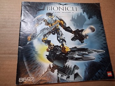 Lego Bionicle Toa Ignika Instruction Manual No Bricks Wear 8697