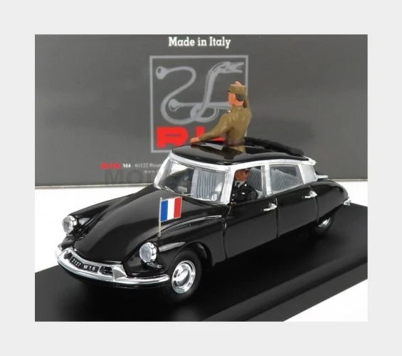 RIO-MODELS 4114/2P CITROEN - DS19 CABRIOLET WITH GENERAL DE GAULLE AND DRIVER FI - Immagine 2 di 4