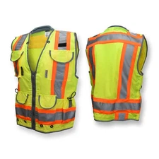 Radians SV55 Class 2 Heavy Woven Two Tone Engineer Vest