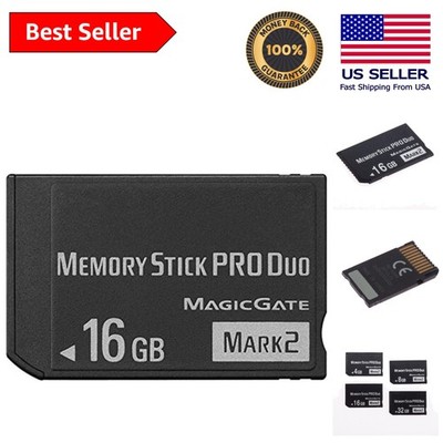 16GB Memory Stick Pro Duo - Durable Storage for Digital Cameras & PSP