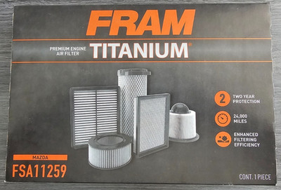 FRAM TITANIUM FSA11259 PREMIUM ENGINE AIR FILTER - MAZDA