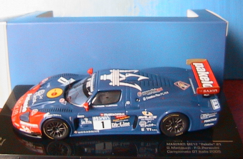 Maserati MC12 Pakelo #1 Matteuzzi Perazzini, un modèle IXO haut de gamme aux détails d'exception