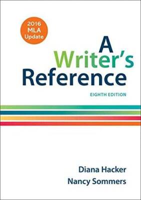 A Writer's Reference with 2016 MLA Update - Plastic Comb By Hacker, Diana - GOOD