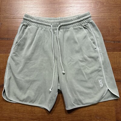 Kith Sweat Shorts Men M 6'' Pale Green Minimal Classic Modern City Comfort Lounge