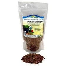 Organic Sprouting Seeds 5 Part Salad Mix 16 Oz