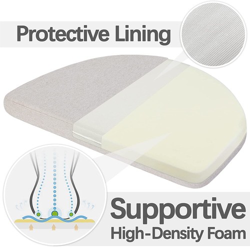 Chair Cushion with Ties for Dining Chairs  Non Slip Machine Wash Multiple option - Picture 46 of 130