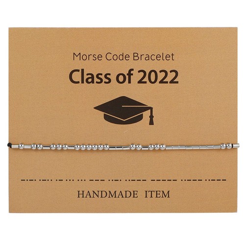 Morse Code Bracelets for Women Inspirational Graduation Bracelets for Best frien